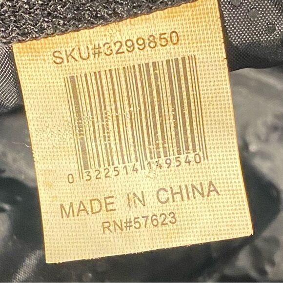 News Boy Cap Black White Tweed Hat with Rhinestone Applique Fully Lined - Picture 8 of 8